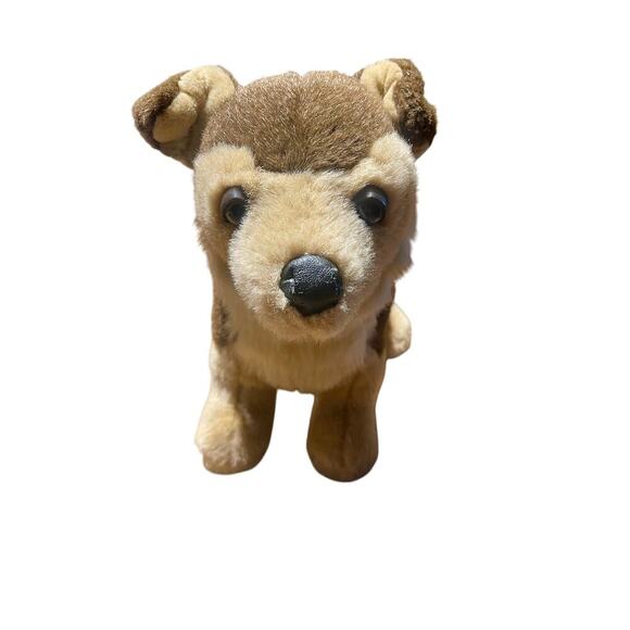 Vintage 1985 Applause German Shepherd Puppy Dog Plush 12” Realistic Plush - Picture 1 of 7